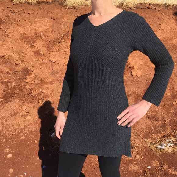 Rag and Bone Wool Knit Woven Short Sweater Dress - Picture 4 of 12